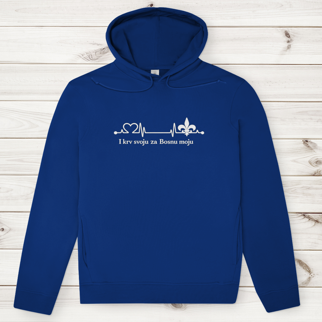Men's Premium Organic Hoodie – Za Bosnu Moju | Front Print