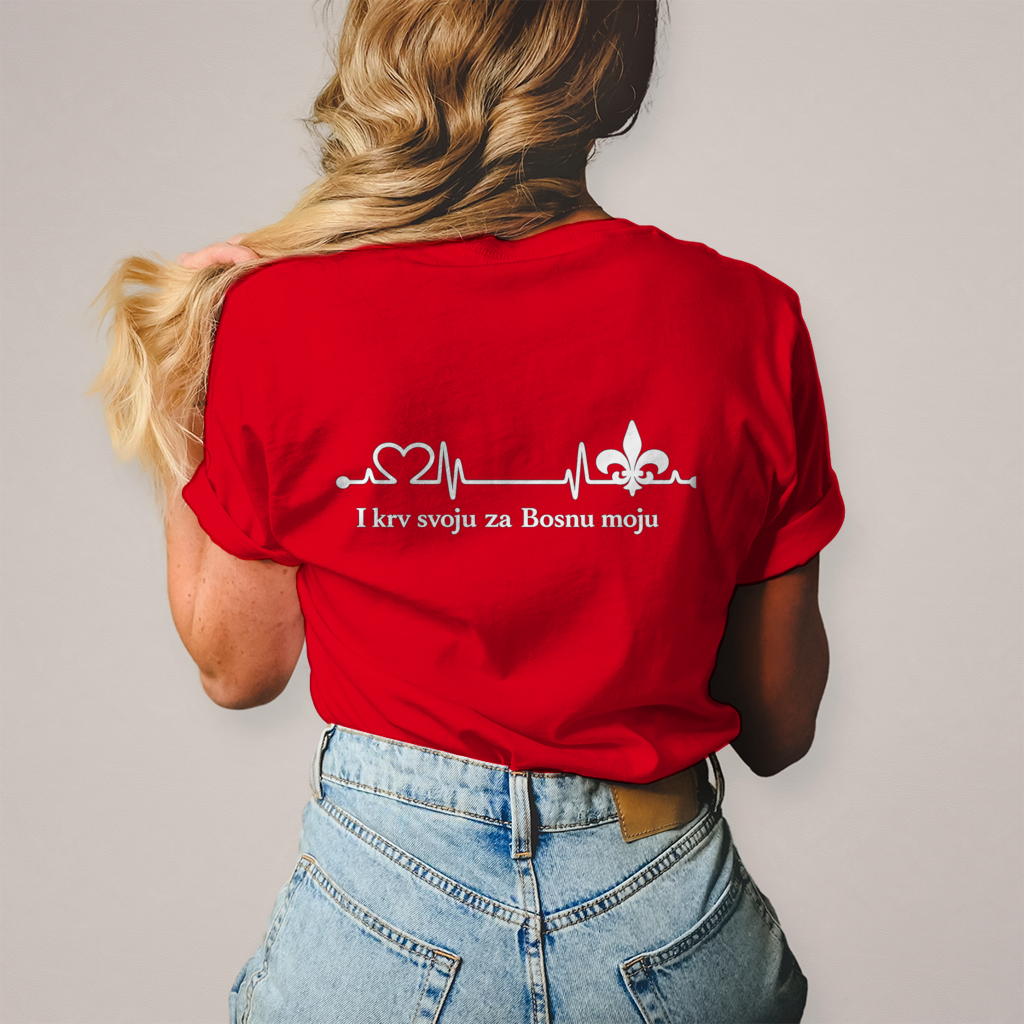 Ženska majica – Za Bosnu Moju | Print na leđima