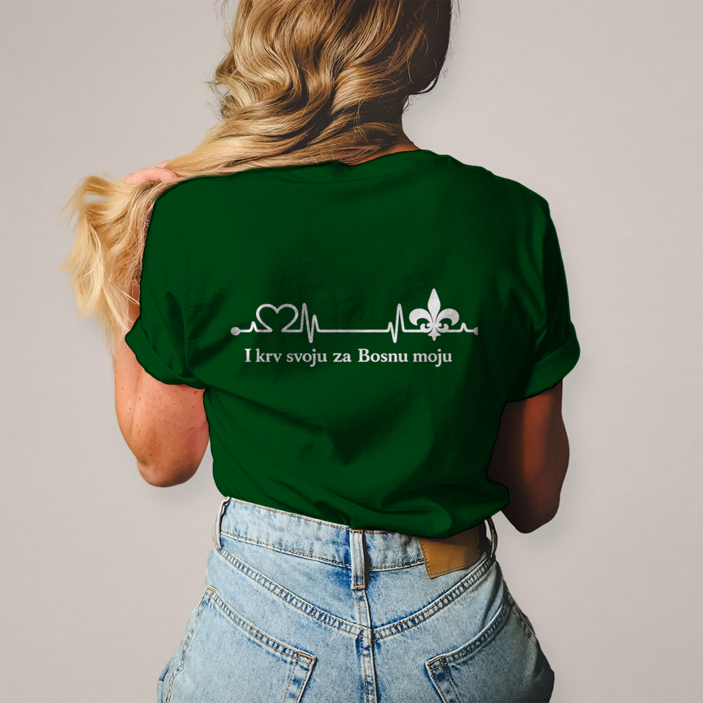 Ženska majica – Za Bosnu Moju | Print na leđima