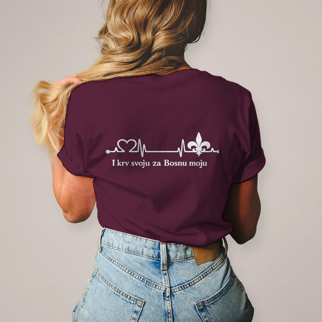 Ženska majica – Za Bosnu Moju | Print na leđima
