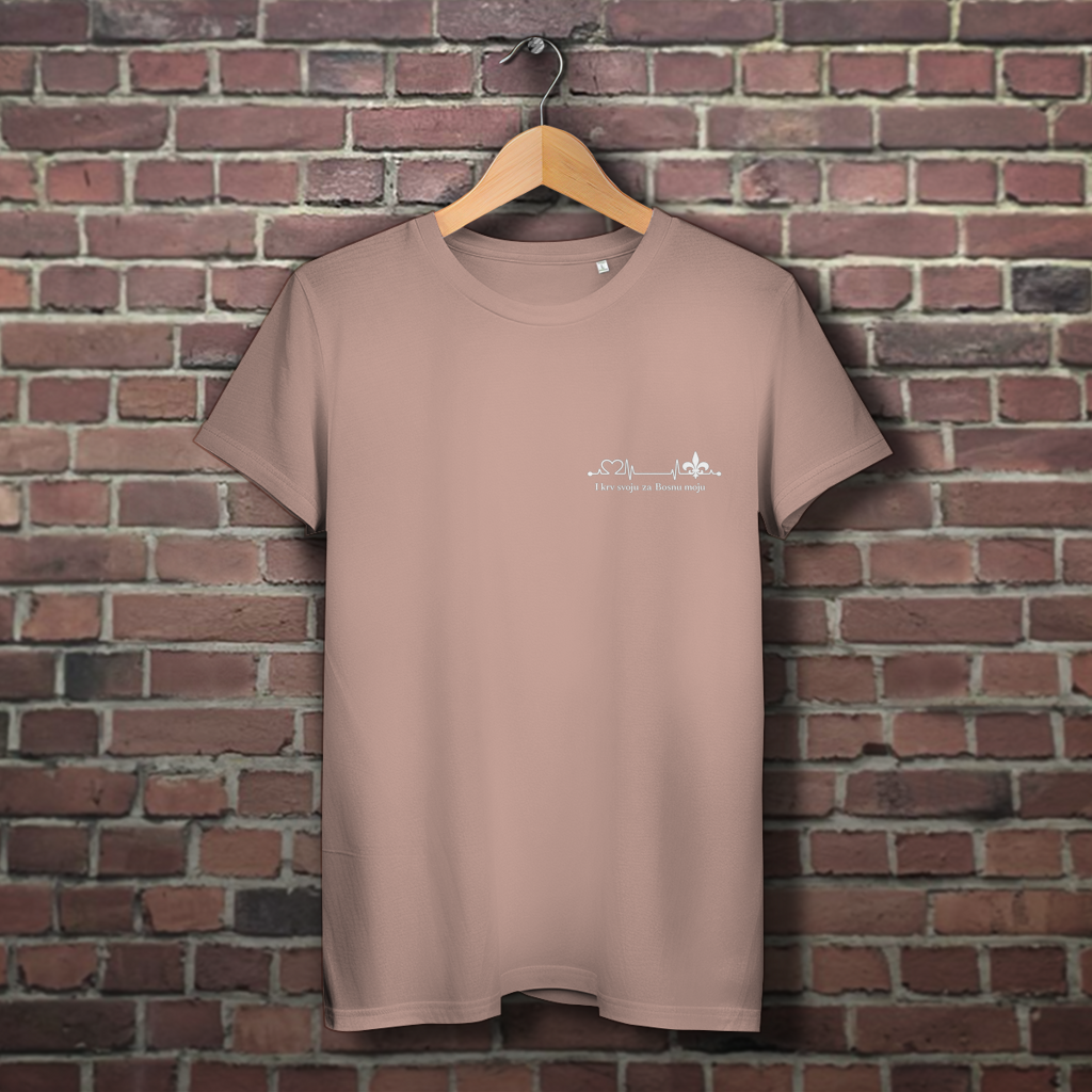 Women's Premium Organic T-Shirt – Za Bosnu Moju | Left Chest