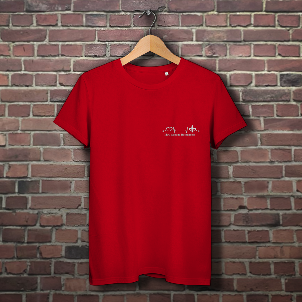Women's Premium Organic T-Shirt – Za Bosnu Moju | Left Chest