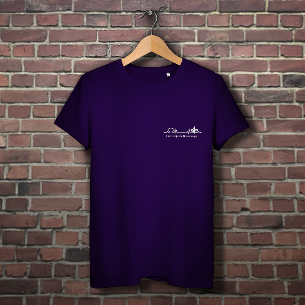 Women's Premium Organic T-Shirt – Za Bosnu Moju | Left Chest