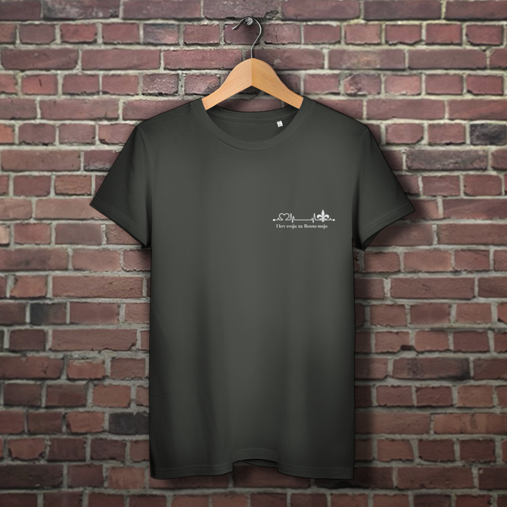 Women's Premium Organic T-Shirt – Za Bosnu Moju | Left Chest