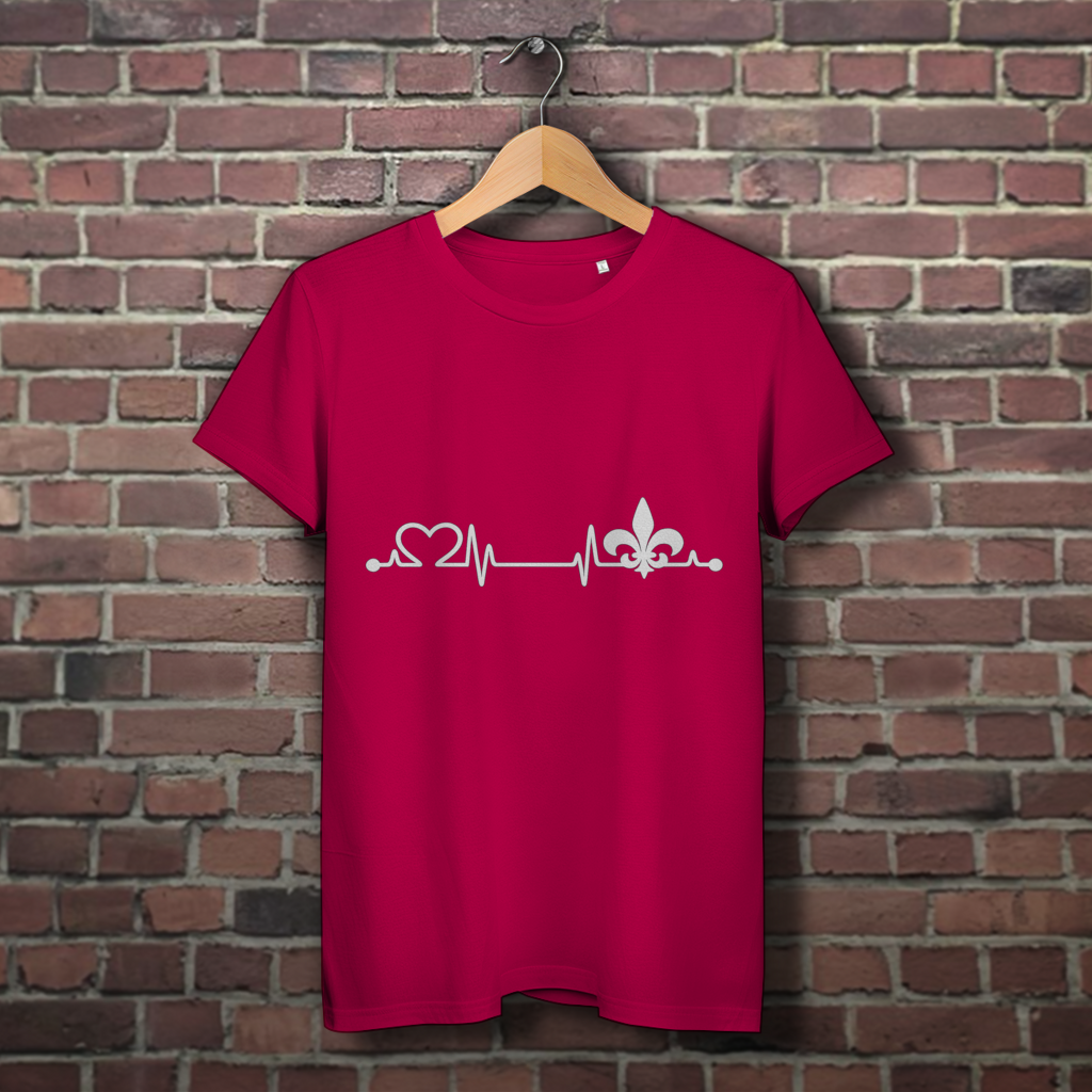 Damen Premium Bio T-Shirt – Srce Bosne | Frontprint