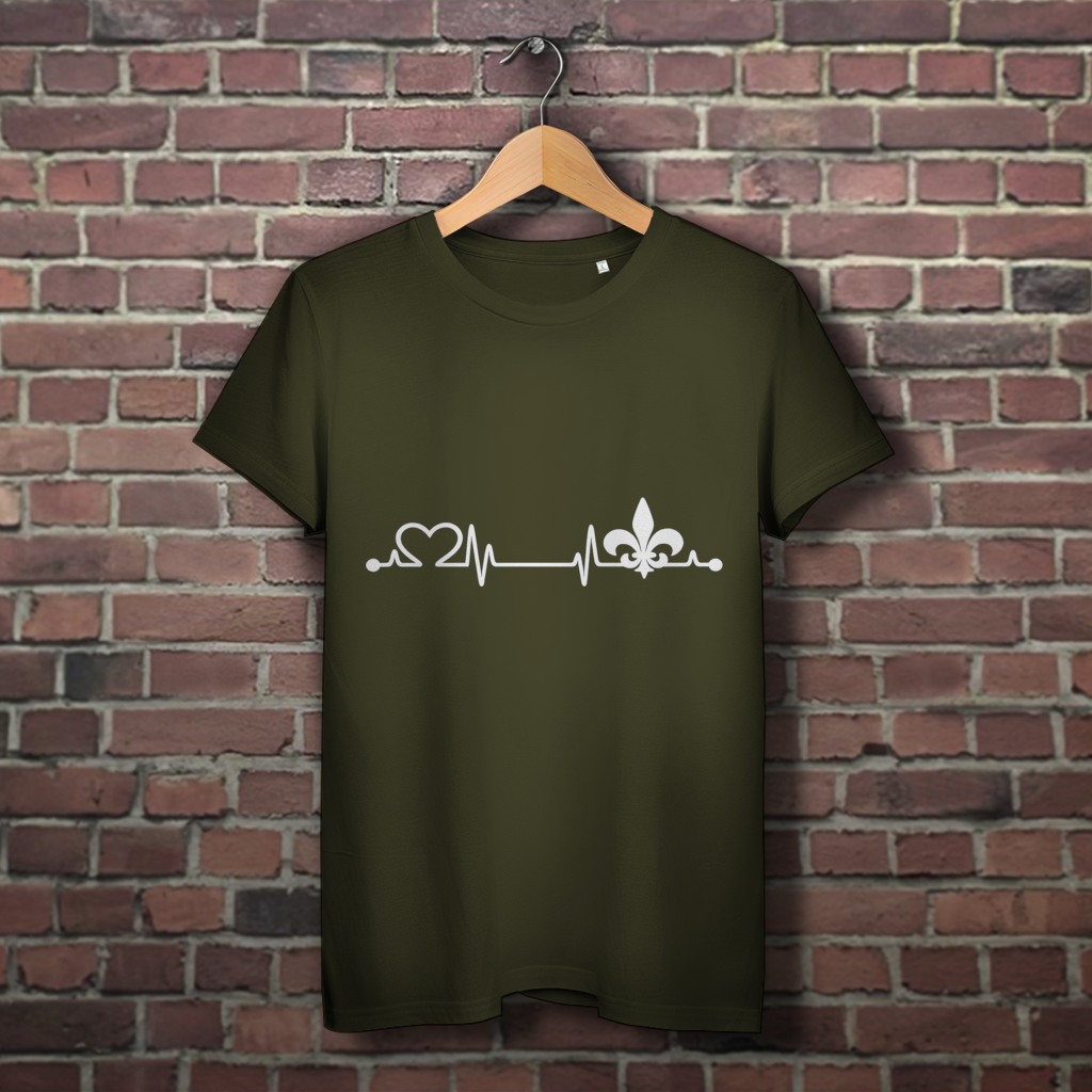 Damen Premium Bio T-Shirt – Srce Bosne | Frontprint