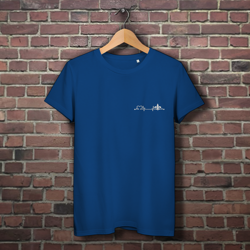 Damen Premium Bio T-Shirt – Srce Bosne | Links Brust