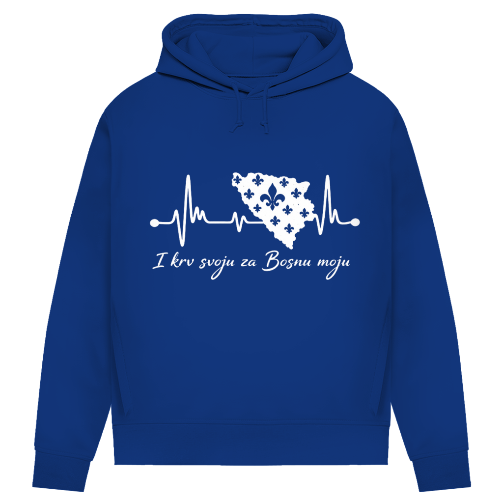 Women's Premium Organic Hoodie Bosnia – Bosna Heartbeat | Front Print