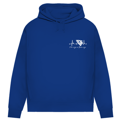 Damen Premium Bio Hoodie Bosnien – Bosna Herzschlag | Links Brust