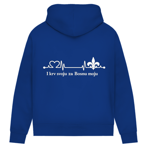 Women's Premium Organic Hoodie – Za Bosnu Moju | Backprint
