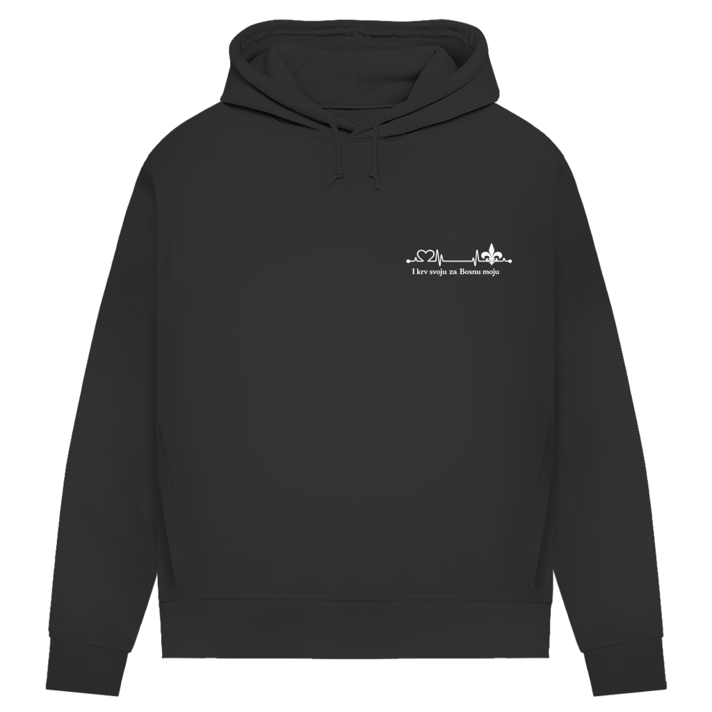 Women's Premium Organic Hoodie – Za Bosnu Moju | Left Chest