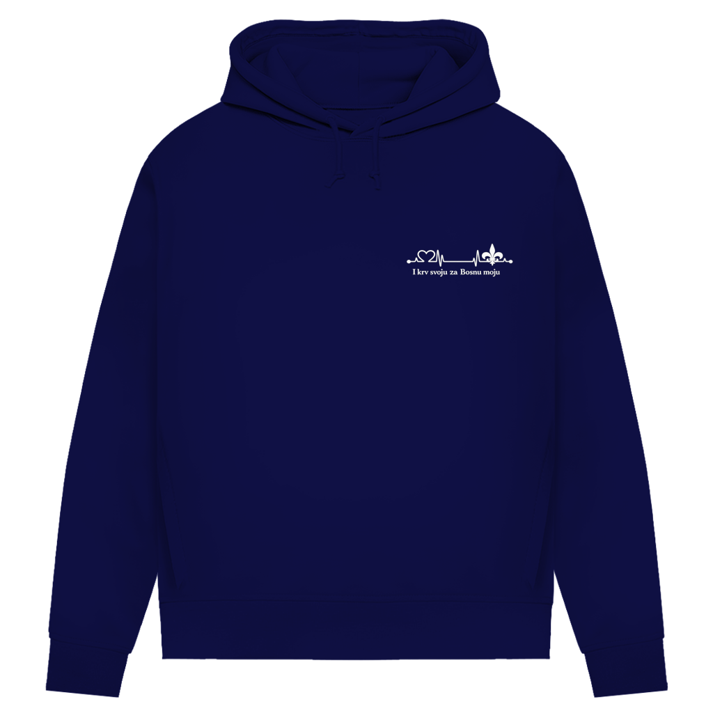 Women's Premium Organic Hoodie – Za Bosnu Moju | Left Chest