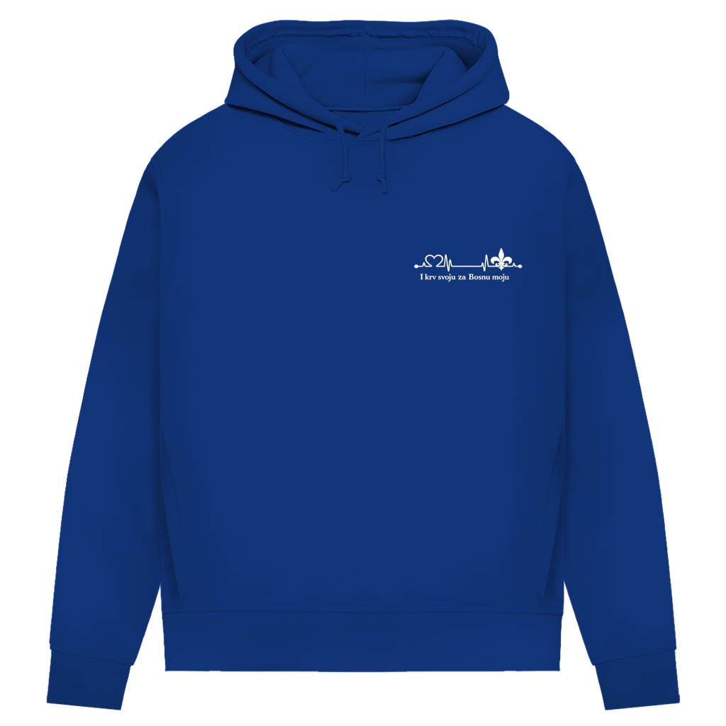 Women's Premium Organic Hoodie – Za Bosnu Moju | Left Chest