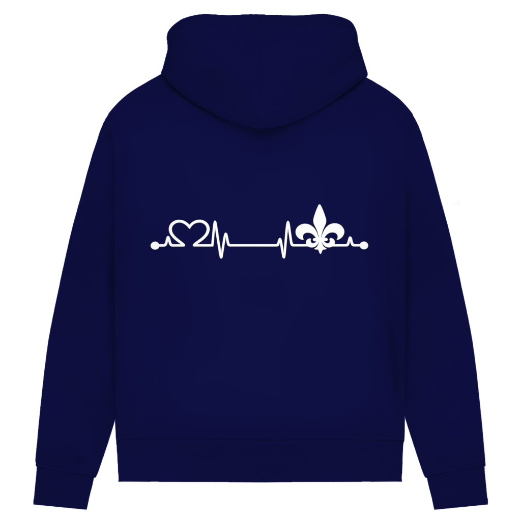 Damen Premium Bio Hoodie – Srce Bosne | Rückenprint