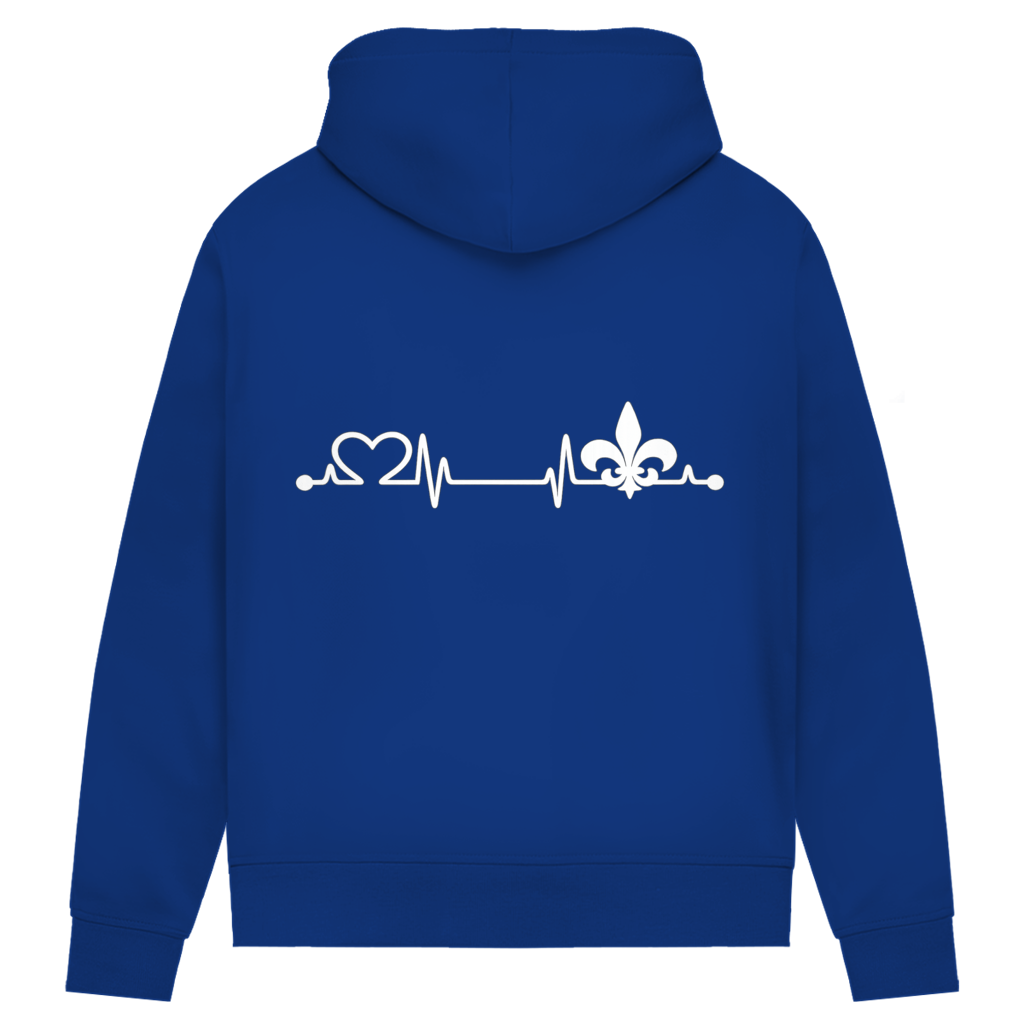 Damen Premium Bio Hoodie – Srce Bosne | Rückenprint