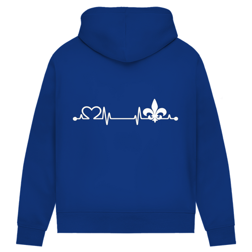 Ženski Premium Organski Hoodie – Srce Bosne | Print na leđima