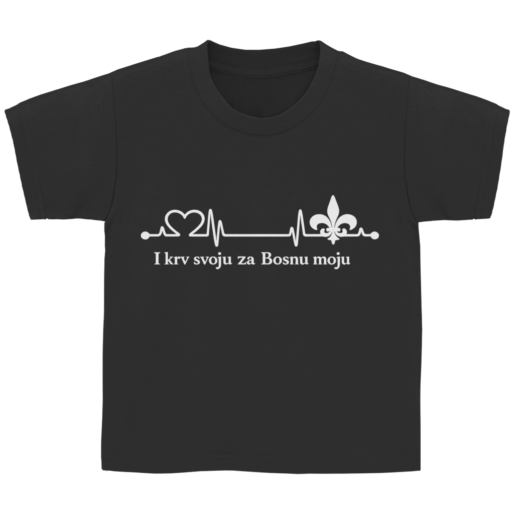 Kids' Basic T-Shirt – For My Bosnia | Front Print
