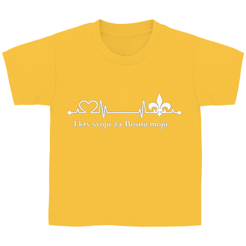 Kids' Basic T-Shirt – For My Bosnia | Front Print