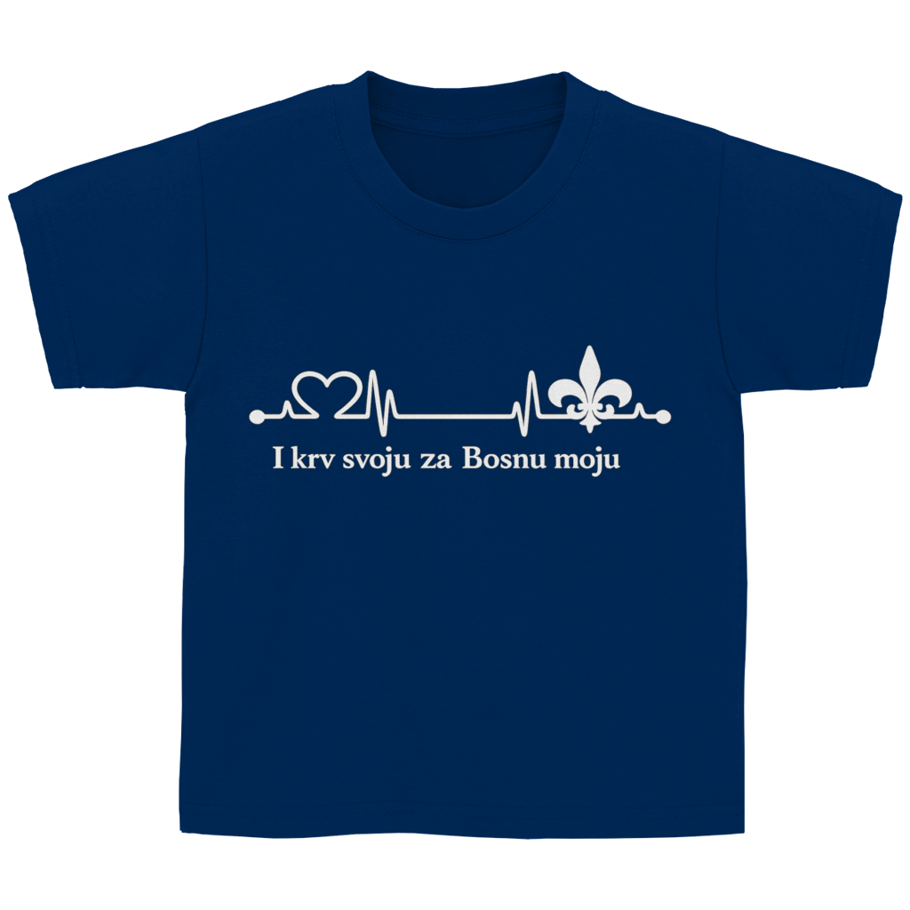 Kids' Basic T-Shirt – For My Bosnia | Front Print