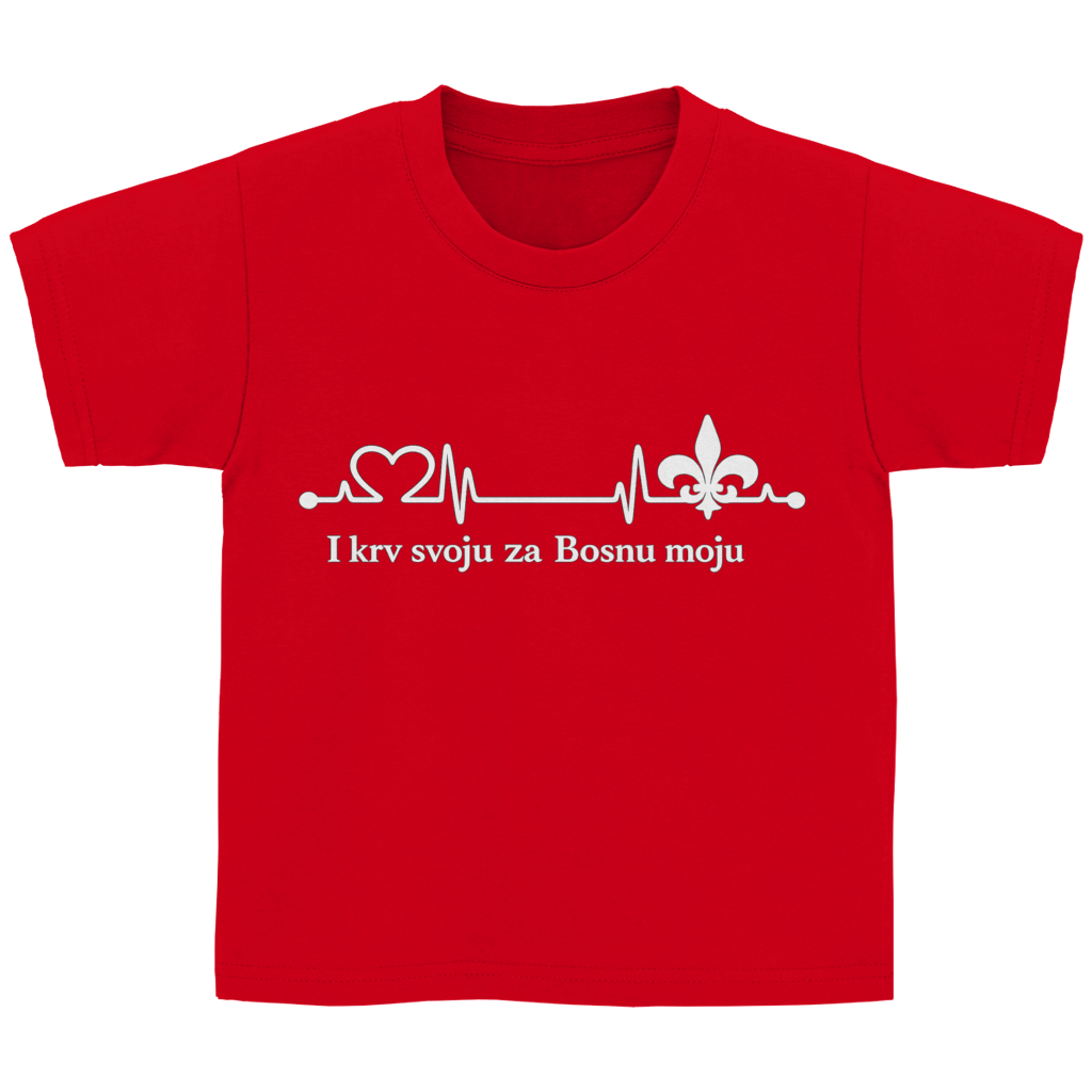 Kids' Basic T-Shirt – For My Bosnia | Front Print