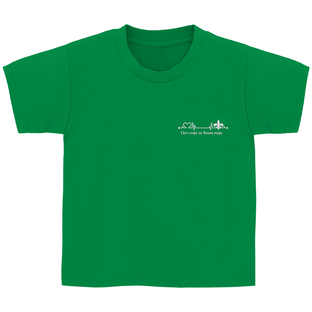 Children's Basic T-Shirt - For My Bosnia | Left Chest
