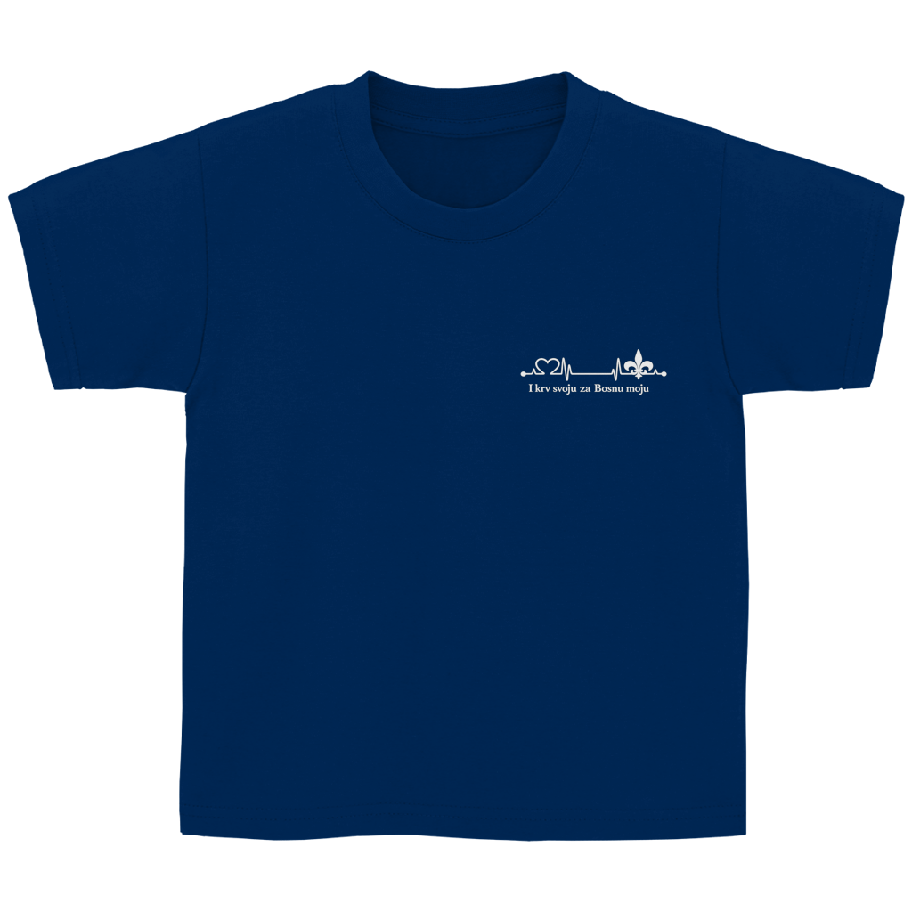 Children's Basic T-Shirt - For My Bosnia | Left Chest