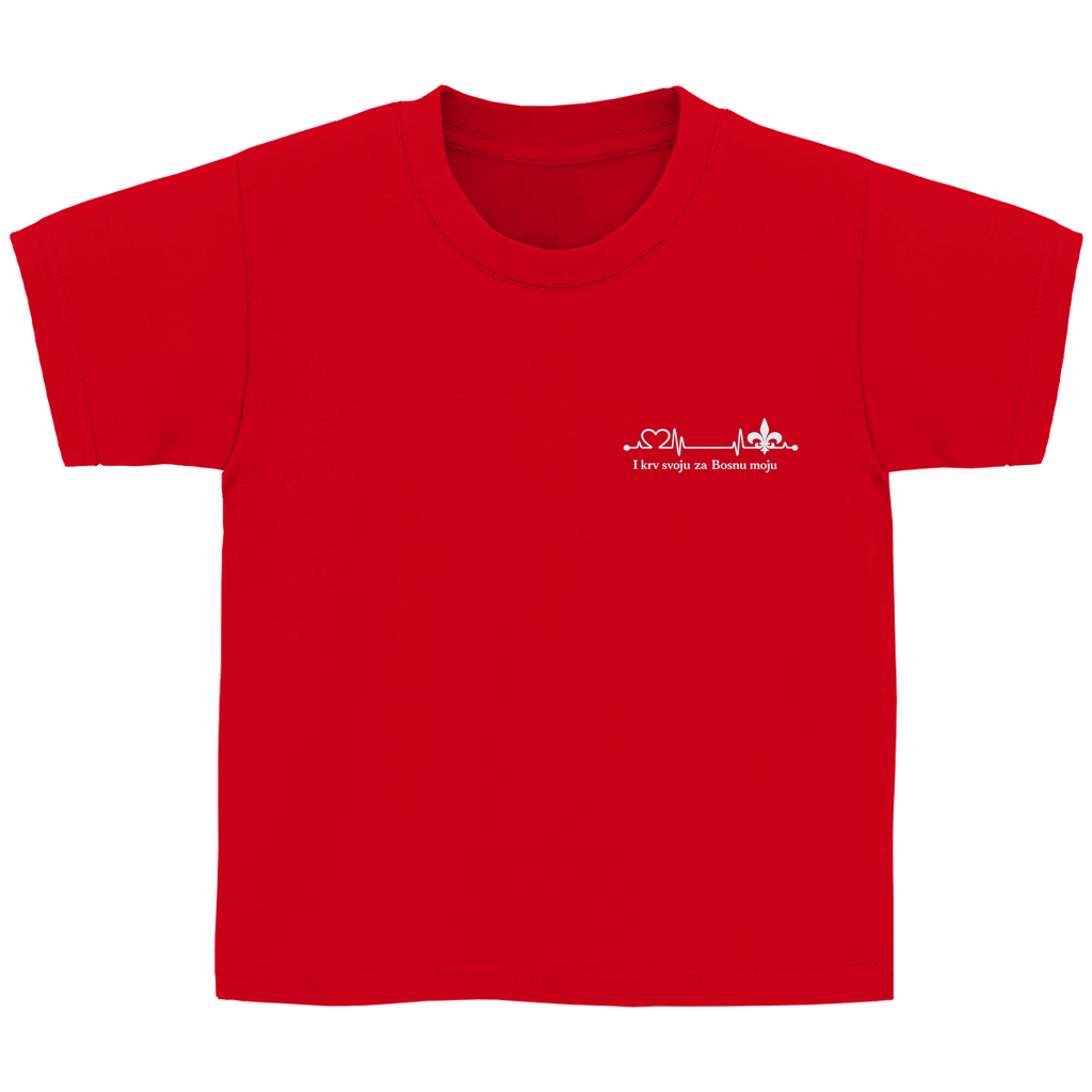 Children's Basic T-Shirt - For My Bosnia | Left Chest