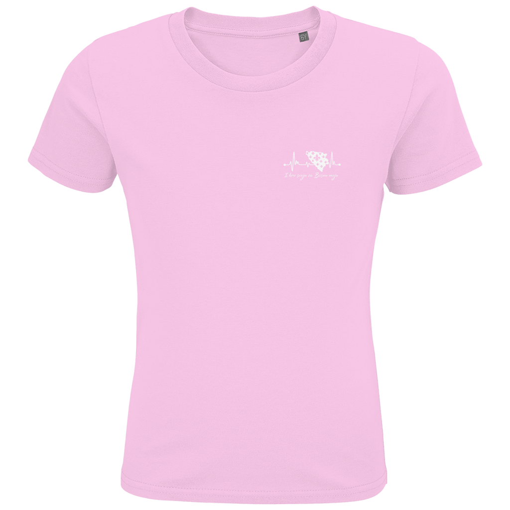 Kids Premium Organic T-Shirt Bosnia - Bosna Heartbeat | Left Chest