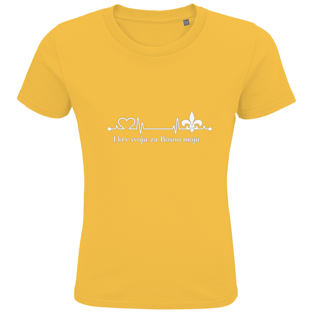 Kids Premium Organic T-Shirt - For My Bosnia | Front Print