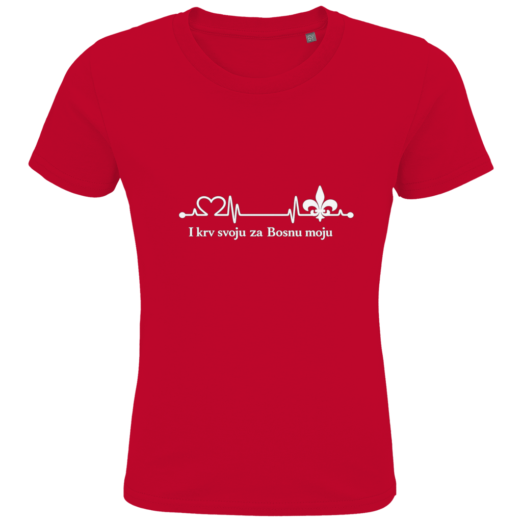 Kids Premium Bio T-Shirt – Za Bosnu Moju | Frontprint