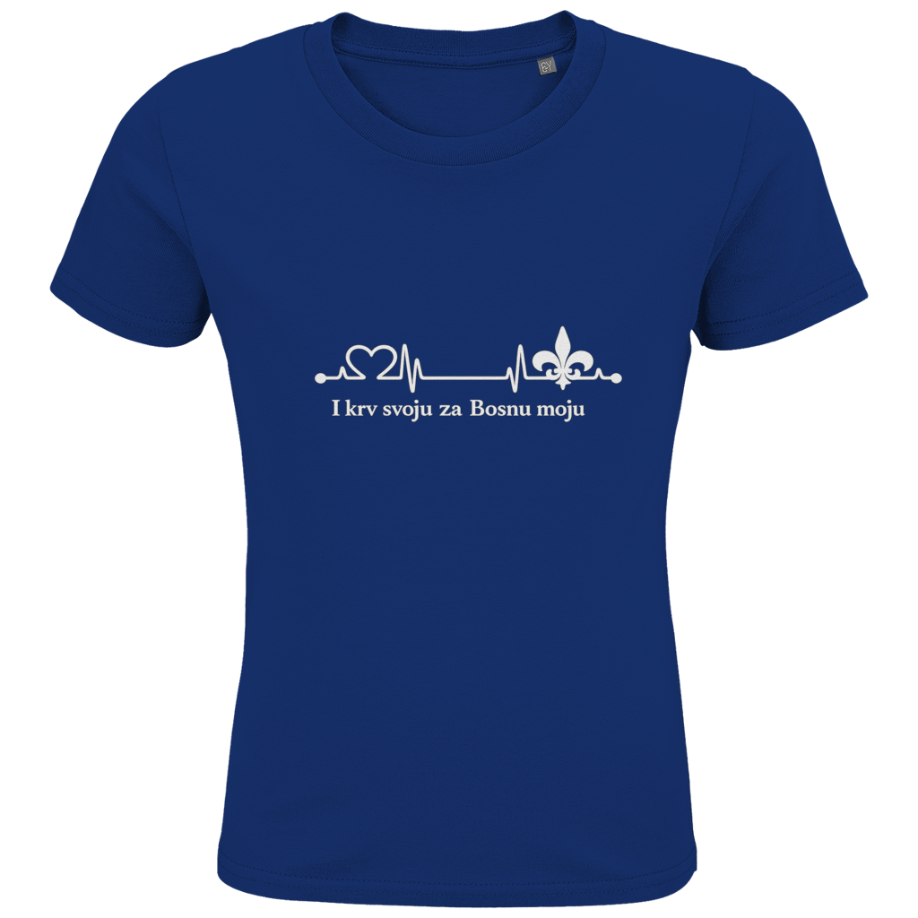 Kids Premium Organic T-Shirt - For My Bosnia | Front Print