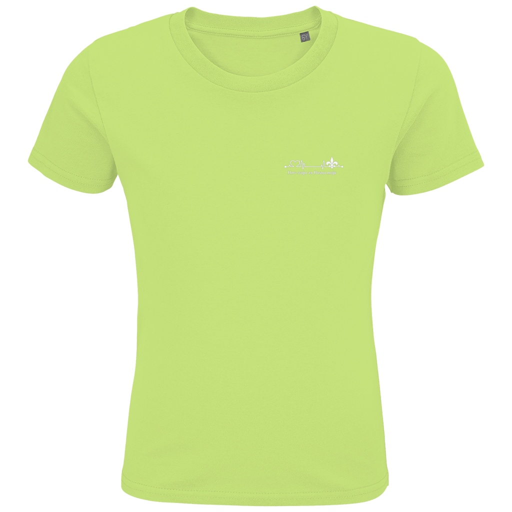 Kids Premium Organic T-Shirt – Za Bosnu Moju | Left Chest