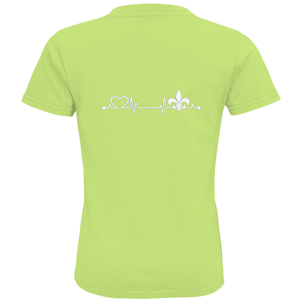 Kids Premium Organic T-Shirt - Heart of Bosnia | Back Print