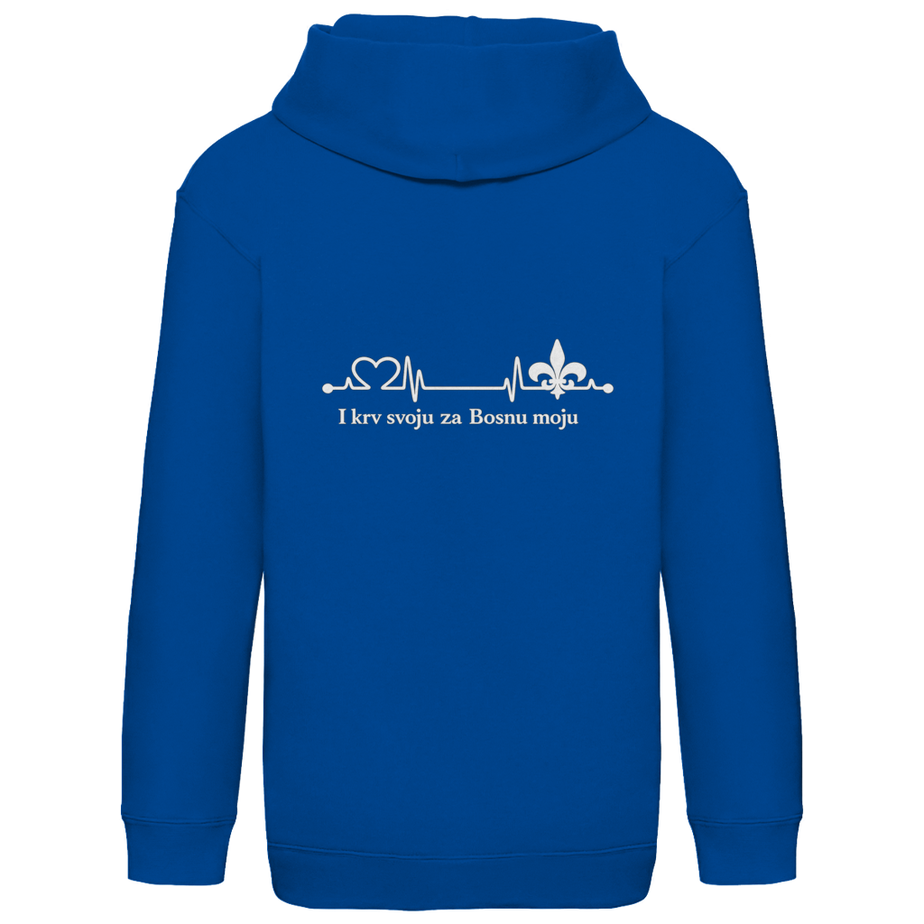 Kids Basic Hoodie – For My Bosnia | Back Print