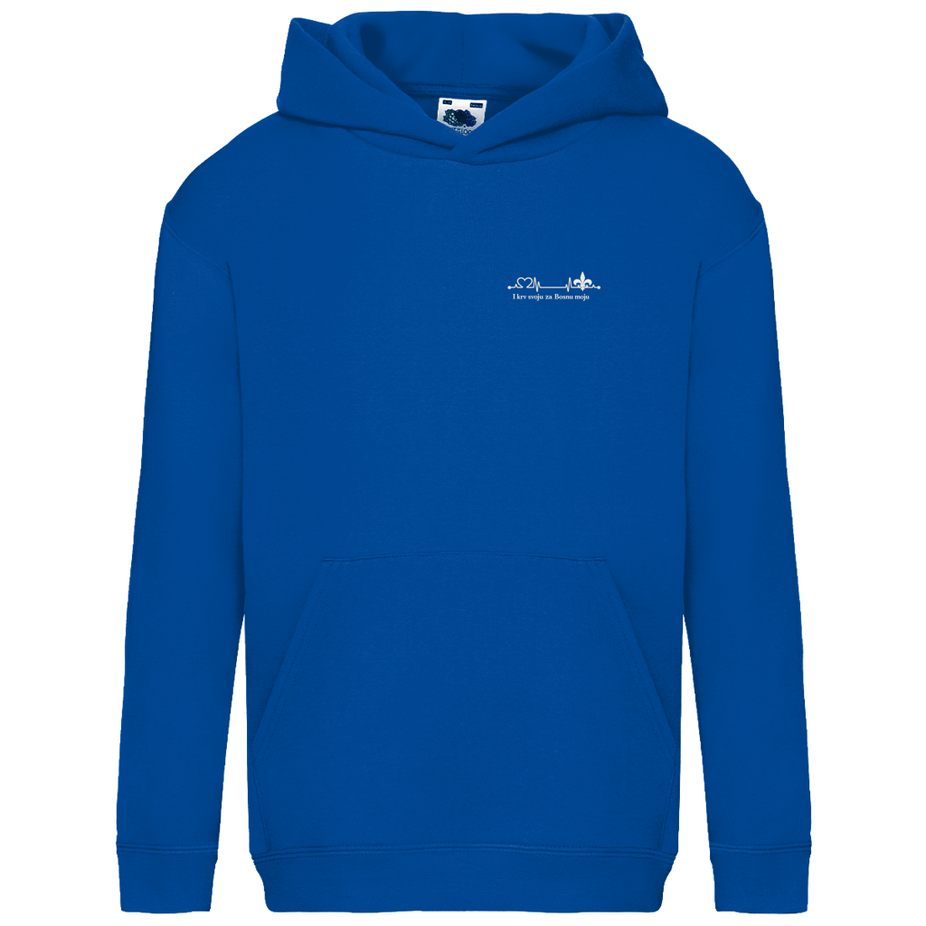 Kids Basic Hoodie - For My Bosnia | Left Chest