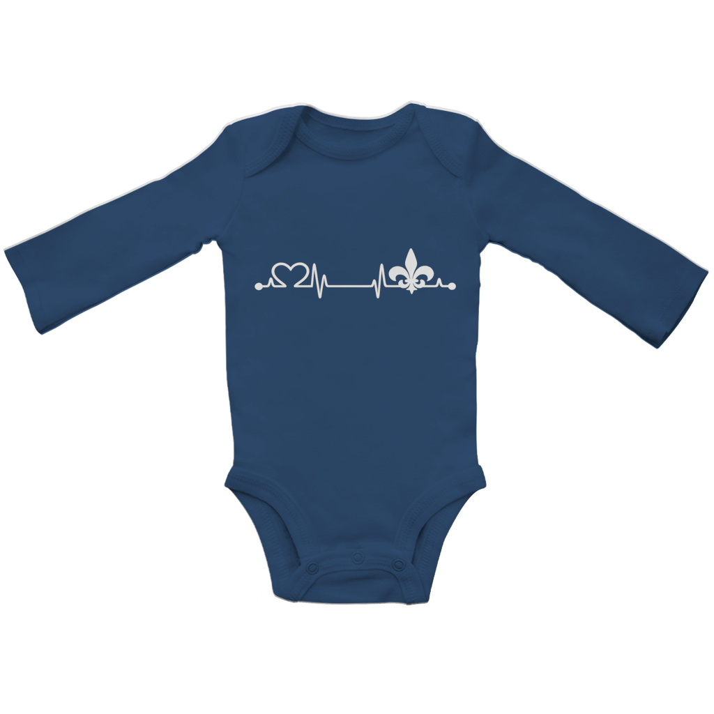 Baby Bio Bodi dugih rukava – Srce Bosne | Prednja štampa