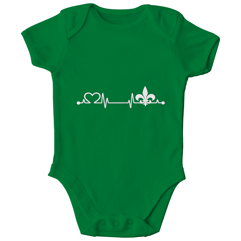 Children's Organic Bodysuit – Heart of Bosnia | Front Print