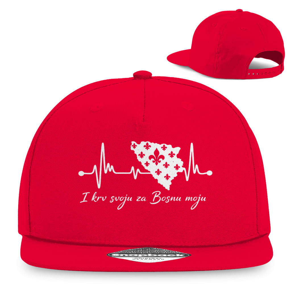 Snapback reper kapa Bosna – Bosna otkucaji srca | Prednja štampa