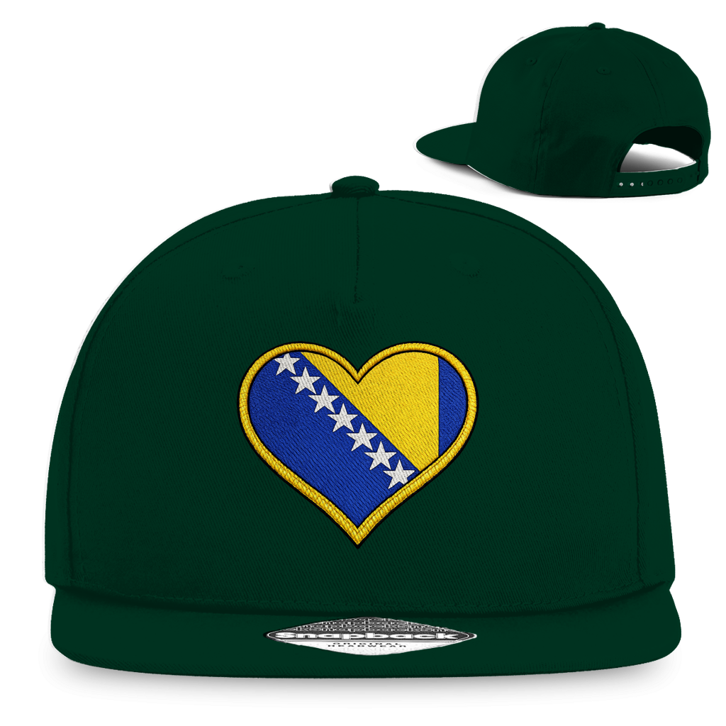 Snapback Rapper Cap – Bosna u srcu | Frontprint