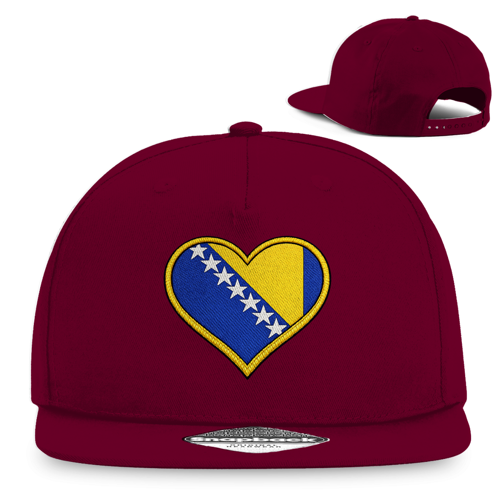 Snapback Rapper Cap – Bosna u srcu | Frontprint