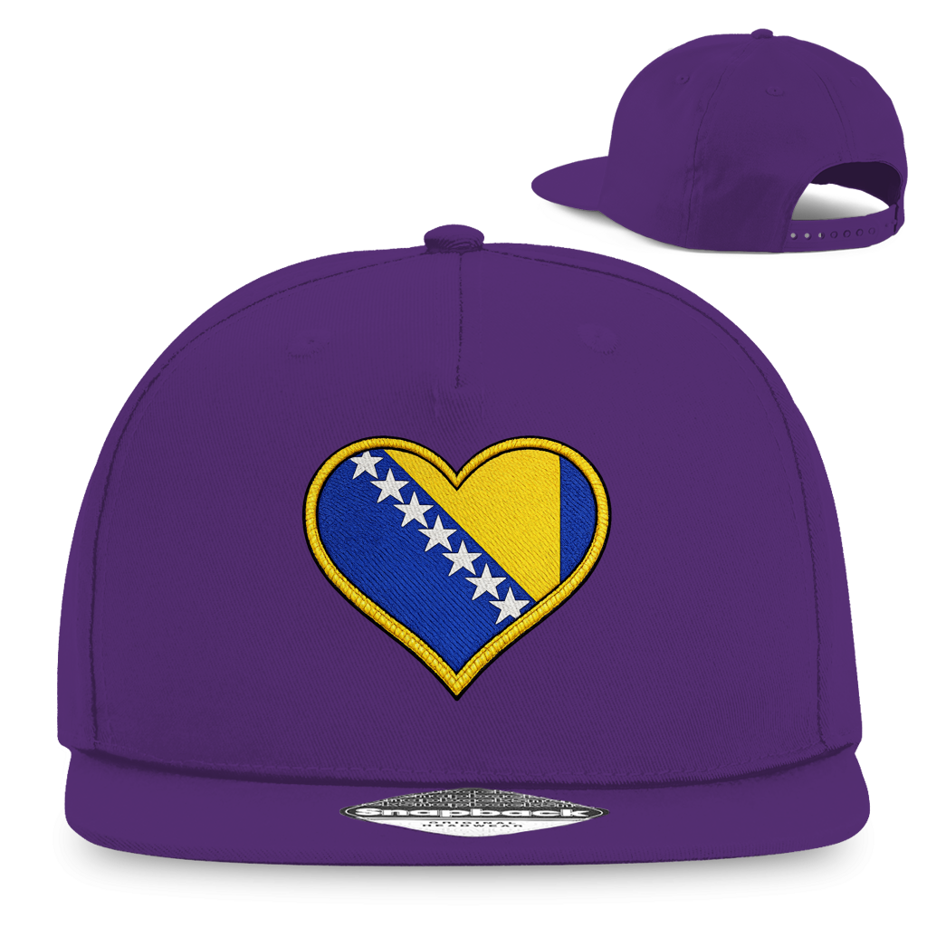 Snapback Rapper Cap – Bosna u srcu | Frontprint