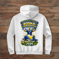 Men's Zipper Hoodie - Let's go to the World Cup | Backprint