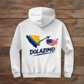 Men's Zipper Hoodie - Dolazi Bosna | Backprint