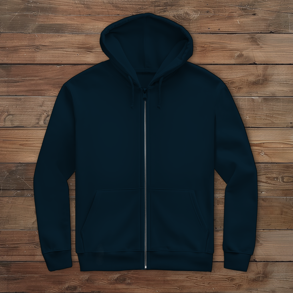 Men's Zipper Hoodie Bosnia – Bosnia Heartbeat | Backprint