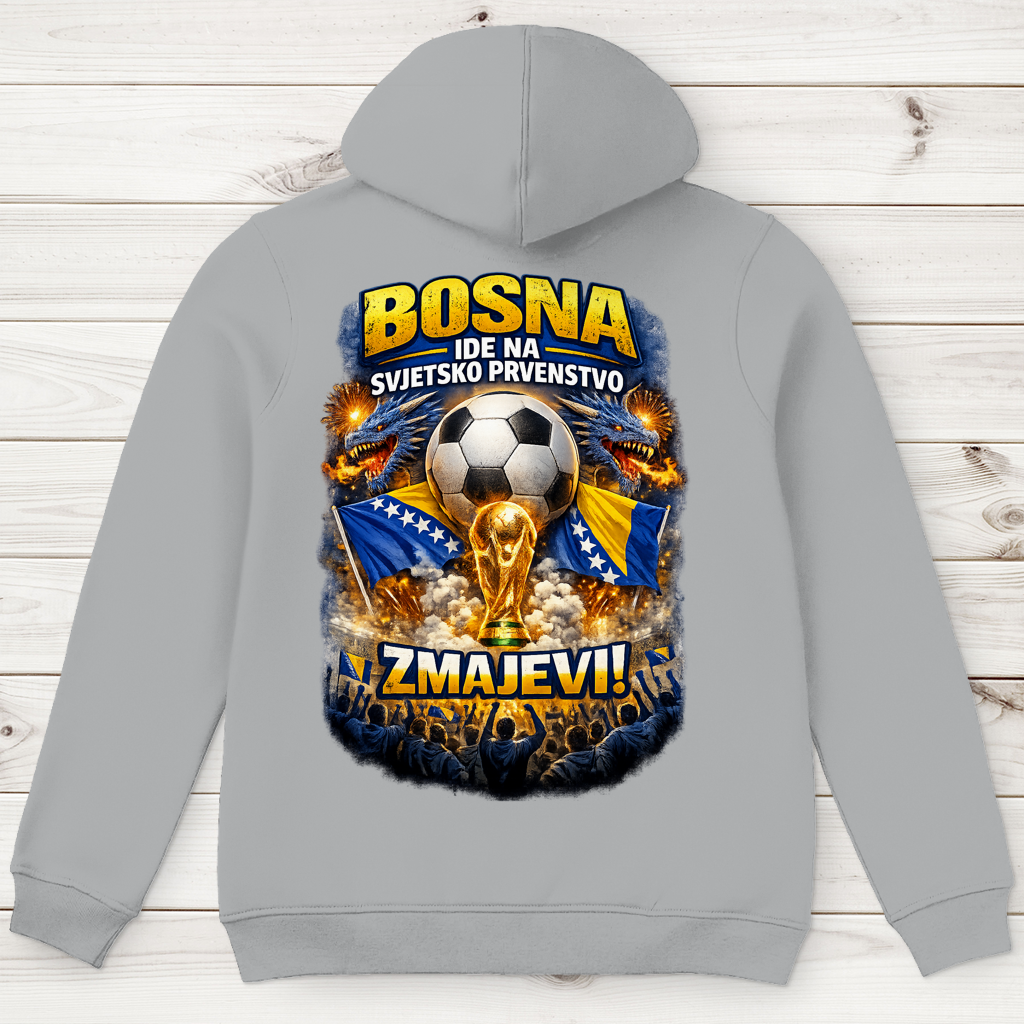 Herren Premium Bio Hoodie – Zmajevi WM 2026 | Rückenprint