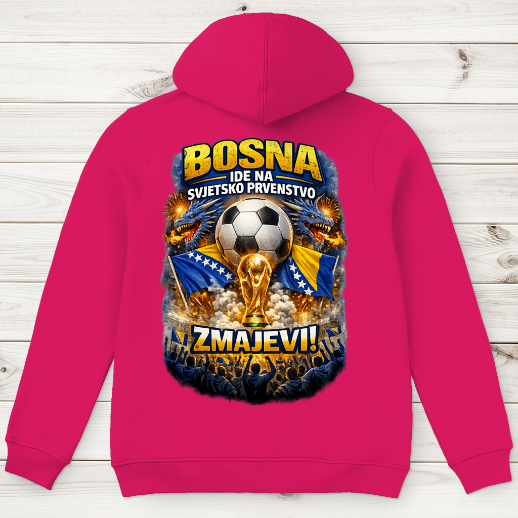 Herren Premium Bio Hoodie – Zmajevi WM 2026 | Rückenprint