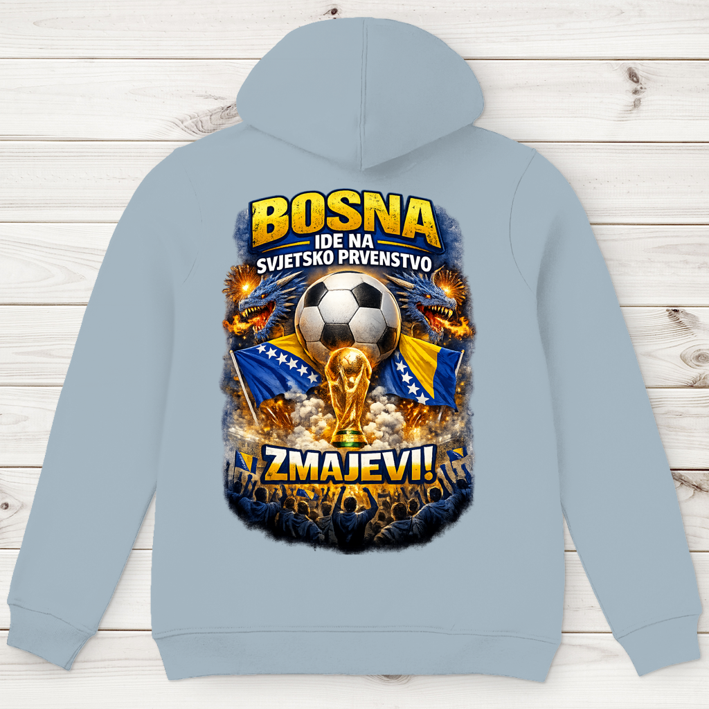 Herren Premium Bio Hoodie – Zmajevi WM 2026 | Rückenprint