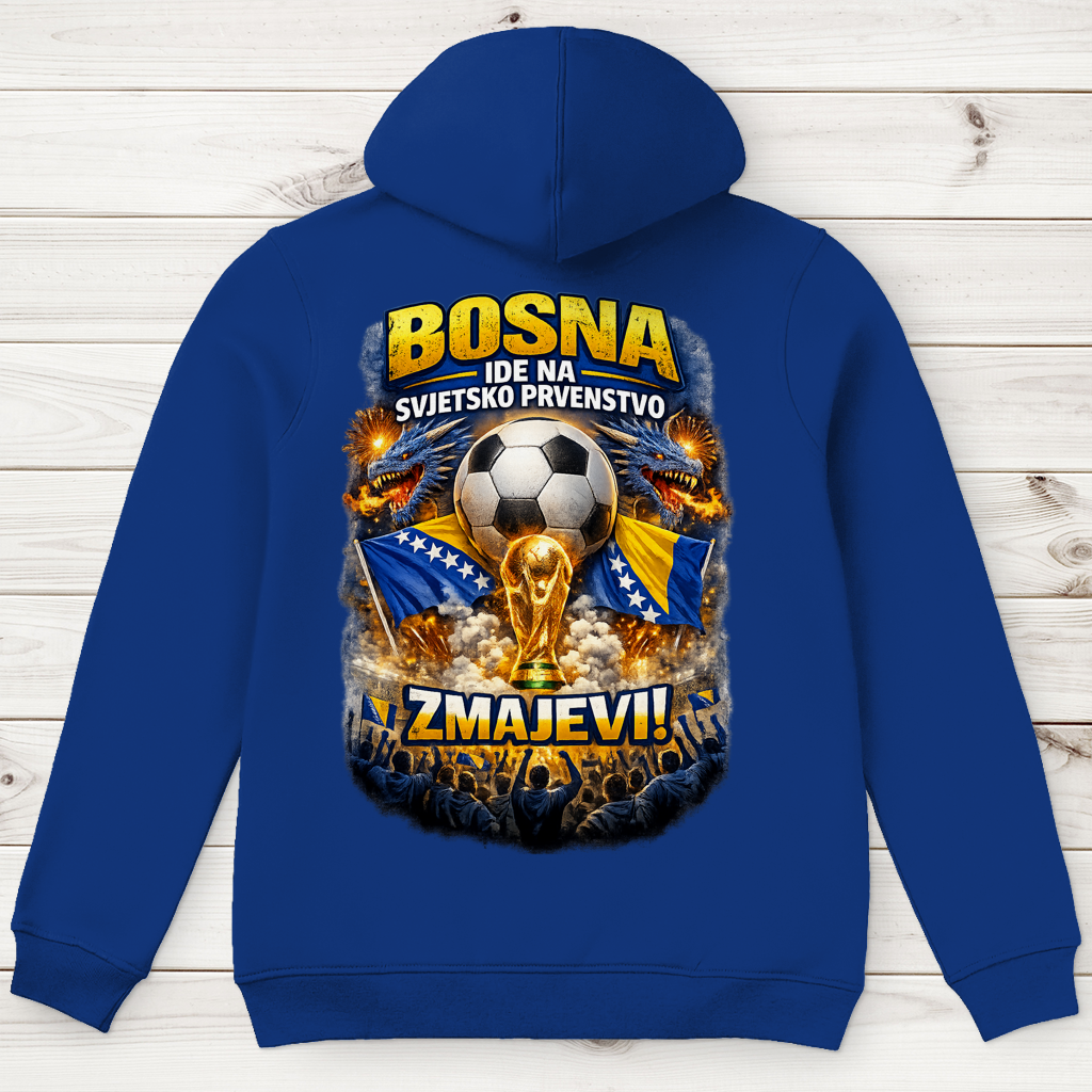 Herren Premium Bio Hoodie – Zmajevi WM 2026 | Rückenprint