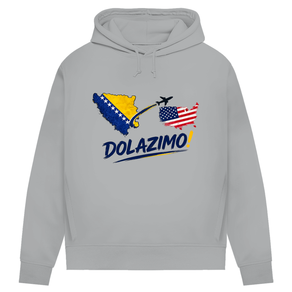 Women's Premium Organic Hoodie – Dolazi Bosna | Front Print