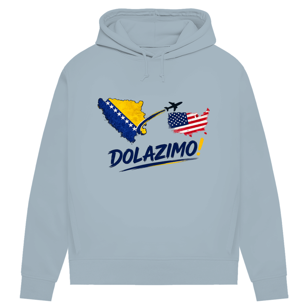 Women's Premium Organic Hoodie – Dolazi Bosna | Front Print